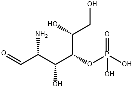 galactosamine-4-phosphate Struktur