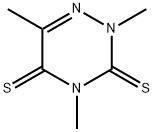 2,4,6-trimethyl-1,2,4-triazine-3,5-dithione Struktur