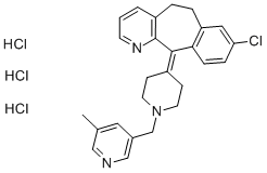 ルパタジン三塩酸塩 化学構造式