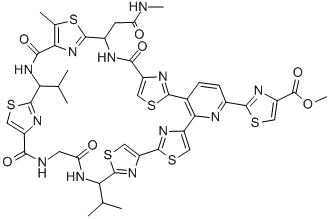 淀硫霉素 D, 156620-46-1, 结构式