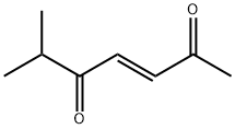 3-Heptene-2,5-dione, 6-methyl-, (E)- (9CI) Structure