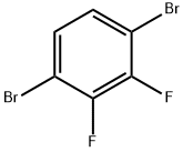 1,4-ジブロモ-2,3-ジフルオロベンゼン 化学構造式