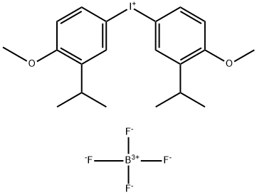 BIS(3-ISOPROPYL-4-METHOXY-PHENYL)-IODONIUM TETRAFLUOROBORATE Structure