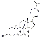 3beta-Hydroxyergost-5-en-7-one Struktur