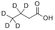 BUTYRIC-3,3,4,4,4-D5 ACID Structure