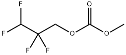 炭酸メチル2,2,3,3-テトラフルオロプロピル 化学構造式