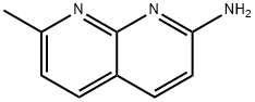 7-メチル-1,8-ナフチリジン-2-アミン 化学構造式
