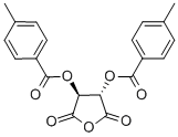 O,O'-ジ-P-トルオイル-D-酒石酸無水物 化学構造式