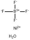 テトラフルオロホウ酸ニッケル(Ⅱ)六水和物 化学構造式