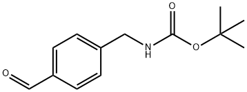 4-甲酰苄基氨基甲酸叔丁酯,156866-52-3,结构式
