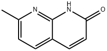 2-ヒドロキシ-7-メチル-1,8-ナフチリジン 化学構造式