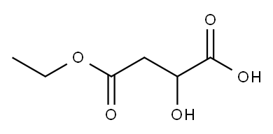 Butanedioic acid, hydroxy-, 4-ethyl ester Structure