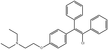 珠氯米芬 结构式