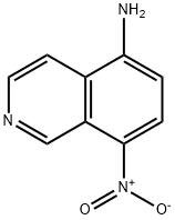 8-硝基异喹啉-5-胺, 156901-58-5, 结构式