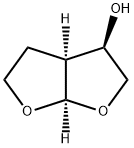 (3R,3aS,6aR)-hexahydrofuro[2,3-b]furan-3-ol Struktur