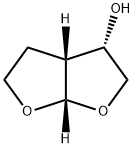 (3S,3aR,6aS)-Hexahydrofuro[2,3-b]furan-3-ol, 156928-10-8, 结构式