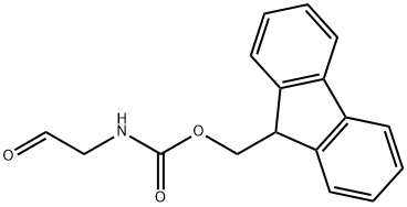 (Fmoc-アミノ)アセトアルデヒド 化学構造式