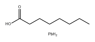 octanoic acid, lead salt Structure