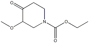 1-Piperidinecarboxylic acid, 3-methoxy-4-oxo-, ethyl ester, (-)-