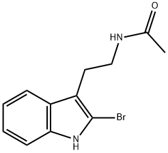 N-[2-(2-BROMO-1H-INDOL-3-YL)ETHYL]ACETAMIDE Structure