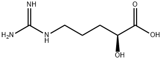 (S)-5-胍基-2-羟基戊酸, 157-07-3, 结构式