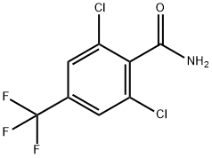 2,6-DICHLORO-4-(TRIFLUOROMETHYL)BENZAMIDE Structure