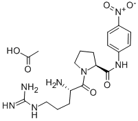 ARG-PRO-P-NITROANILIDE ACETATE SALT 结构式