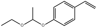 P-(1-乙氧基乙氧基)苯乙烯,157057-20-0,结构式