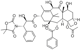 多西他赛代谢物M4, 157067-34-0, 结构式