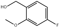 4-FLUORO-2-METHOXYBENZYL ALCOHOL Struktur