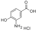 3-Amino-4-hydroxybenzoic acid hydrochloride Struktur