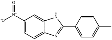5-NITRO-2-P-TOLYL-1H-BENZOIMIDAZOLE 结构式