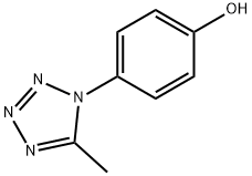 4-(5-メチル-1H-テトラゾール-1-イル)フェノール 化学構造式