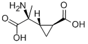 (2S,3S,4S)-2-METHYL-2-(CARBOXYCYCLOPROPYL)GLYCINE 结构式