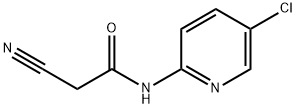 N-(5-氯吡啶-2-基)-2-氰基乙酰胺 结构式