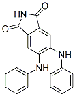 4,5-ジアニリノフタルイミド 化学構造式