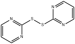 ビス(2-ピリミジニル)ペルスルフィド 化学構造式