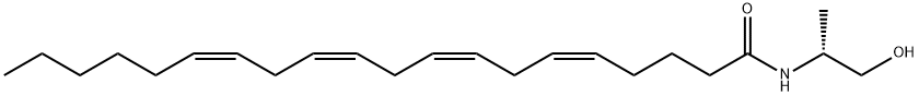 R(+)-ARACHIDONYL-1'-HYDROXY-2'-PROPYLAMIDE Struktur