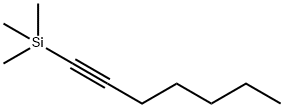 トリメチル(1-ヘプチニル)シラン 化学構造式