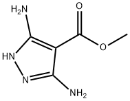 3,5-二氨基吡唑-4-甲酸甲酯 结构式