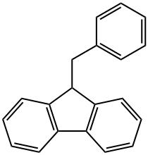 9-(フェニルメチル)-9H-フルオレン 化学構造式