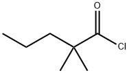 2,2-ジメチルペンタン酸クロリド 化学構造式
