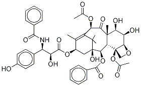 6,3'-p-dihydroxypaclitaxel Structure