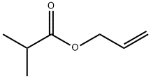イソ酪酸2-プロペニル 化学構造式