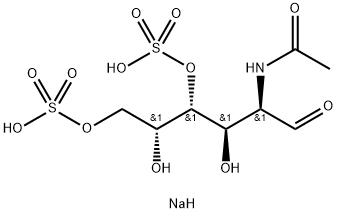 N-ACETYL-D-GALACTOSAMIN 4,6-DISULFAT GEMISCH DES ANOMERE 钠盐, 157296-98-5, 结构式