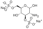 D-氨基葡萄糖-3,6-二硫酸钠, 157297-01-3, 结构式