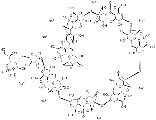 NEOCARRAHEXADECAOSE-4(1,3,5,7,9,11,13,15)-OCTA-O-SULFATE, OCTASODIUM SALT|[O-3,6-脱水-ALPHA-D-吡喃半乳糖基-(1-3)-O-4-O-磺基-BETA-D-吡喃半乳糖基-(1-4)]<SUB>7</SUB>-O-3,6-脱水-ALPHA-D-吡喃半乳糖基-(1-3)-D-半乳糖 4-(硫酸氢酯)钠盐