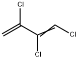 1,2,3-トリクロロブタ-1,3-ジエン 化学構造式