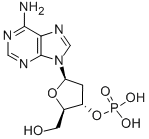 2'-DEOXYADENOSINE-3'-MONOPHOSPHATE Structure