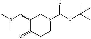 1-BOC-3-[(二甲氨基)亚甲基]-4-氧代哌啶,157327-41-8,结构式
